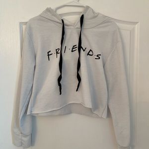 Friends Hoodie Crop Top